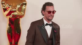 UNCAPTIONED: Matthew McConaughey recalls time he was 'too high' to attend own birthday party