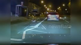 UK: Suspect Uses Fire Extinguisher To Endanger Officers During High-Speed Chase