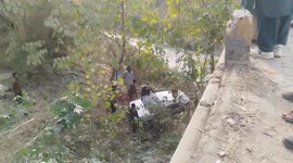 Pakistan: Islamabad I-10/3 Traffic Accident: Car Loses Control Due to Technical Fault, Falls into Drain