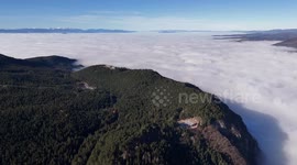 Sarajevo disappears under dense smog as air pollution engulfs the city