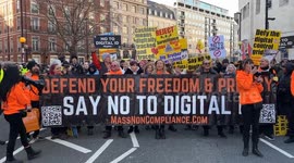 ‘No to Digital ID’ Protest Marches Through Central London