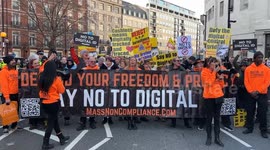 ‘No to Digital ID’ Protest Marches Through Central London