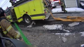 Massive 4-Alarm Fire Devastates Kulpmont, PA: Houses Collapse brings firefighters from 5 Counties