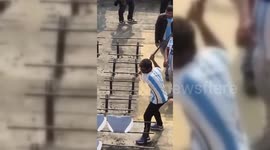 India: Fans Storm Pitch After Messi Cuts India Visit Short