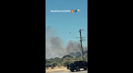 This video was shoot while bushfire in Western Australia Beckham
