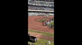 Kolkata part of the Lionel Messi GOAT India tour which failed miserably. The fans vandalised the stadium and entered the fields damaging everything they found in the stadium premises.