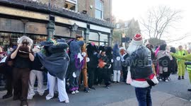 One of the shortest races within the London Pantomime Horse race that took place in Greenwich