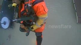 Coast Guard rescues four residents from flooded home in Washington