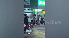 Irish and American tourists arrested over road rage mass brawl