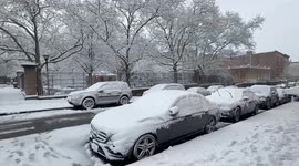 New York City Hit With Heavy Snow 2/3