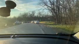 US: Police at Kentucky State University after the Shooting
