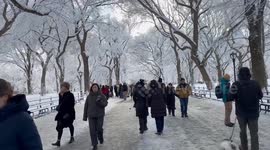 New York City Hit With Heavy Snow 2/5