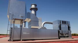 UNCAPTIONED: AI firms turning to jet turbines to power computing boom