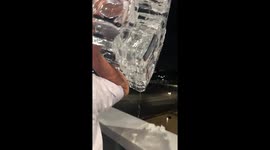 Ice sculpture tossed from rooftop after work party—TikTok clip hits 7.8M views