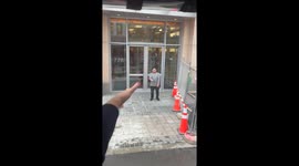 Boston doorman delights party bus with hilarious dance moves