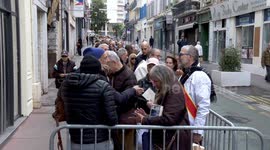 Former French President Sarkozy holds book signing in Cannes for prison diary