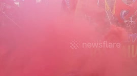 Thousands march in Milan as Italian unions strike against government's budget law