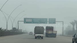 Dense fog disrupts daily life in Erbil