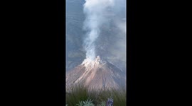 Santiaguito Volcano Eruption