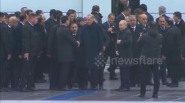 Türkiye's President Erdogan attends wreath-laying ceremony in Turkmenistan