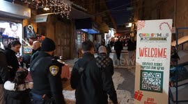 Christmas tree lit in Jerusalem as celebrations begin