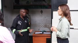 Denmark's Queen Mary tours massive waste site in Nairobi