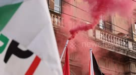 Protesters in Rome march against Gaza genocide, demand Israel embargo