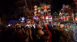 New York’s Dyker Heights dazzles with Christmas lights extravaganza