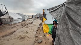 Deadly storm floods Gaza camps as Palestinians uprooted by Israeli assaults endure renewed catastrophe