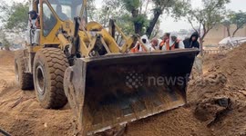 Gaza teams continue exhuming bodies buried in Al-Shifa Hospital courtyard