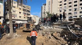 Search efforts continue in Gaza for Palestinians killed in Israeli attacks