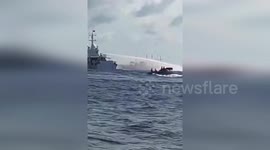 Philippines: China Coast Guard Attacks Filipino Fishermen With Water Cannons