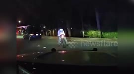 US: Biker Crashes Into Vehicle Ending High-Speed Motorcycle Chase