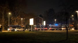 Demonstrators protest Israeli team Hapoel Tel Aviv in Italy's Bologna