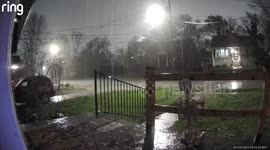 Ring Video Footage Of Thunderstorm