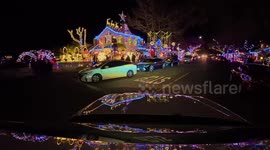 This California neighbourhood has gone all out with Christmas decorations