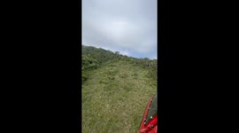 Helicopter crew rescues tourist lost in rainforest in Brazil