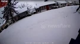 Teen Fleeing Snowy Shoplifting Call Caught by Ohio Police