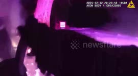 Deputies Rescue Trapped Driver From Burning Car in Michigan Crash