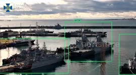 Ukraine claims underwater drone strike disabled Russian submarine in Novorossiysk