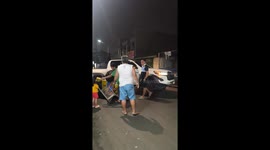 Driver assaults cart pusher in road rage incident in Antipolo, Philippines