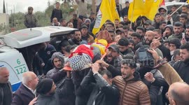 Palestinian teen killed in Israeli raid in occupied West Bank laid to rest