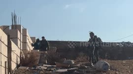 Israeli army demolishes 2 Palestinian buildings in central West Bank