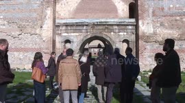 Former German president visits historical Iznik district in Türkiye's western Bursa province