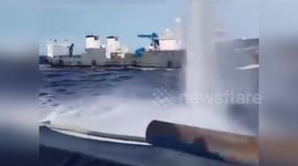 Philippines: Chinese Vessels Fire Water Cannons At Filipino Fishermen In West Philippine Sea