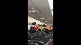 Police board plane to arrest passenger 'who groped woman sitting next to him'