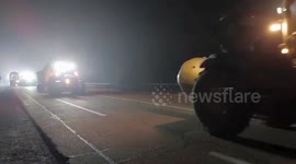 France: Tractors Halt Traffic as Farmers Protest Trade Agreement Outside Paris