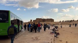 Giza Pyramids attract visitors worldwide each year