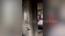 Mum warns of danger after artificial Christmas tree fire leaves her homeless