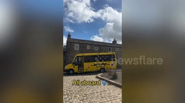 Britain's first dog bus service - which sees pups taken on fun fuelled field trips